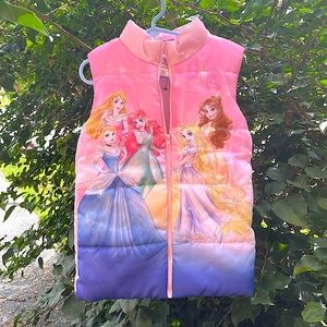 DISNEY PRINCESS puffer vest